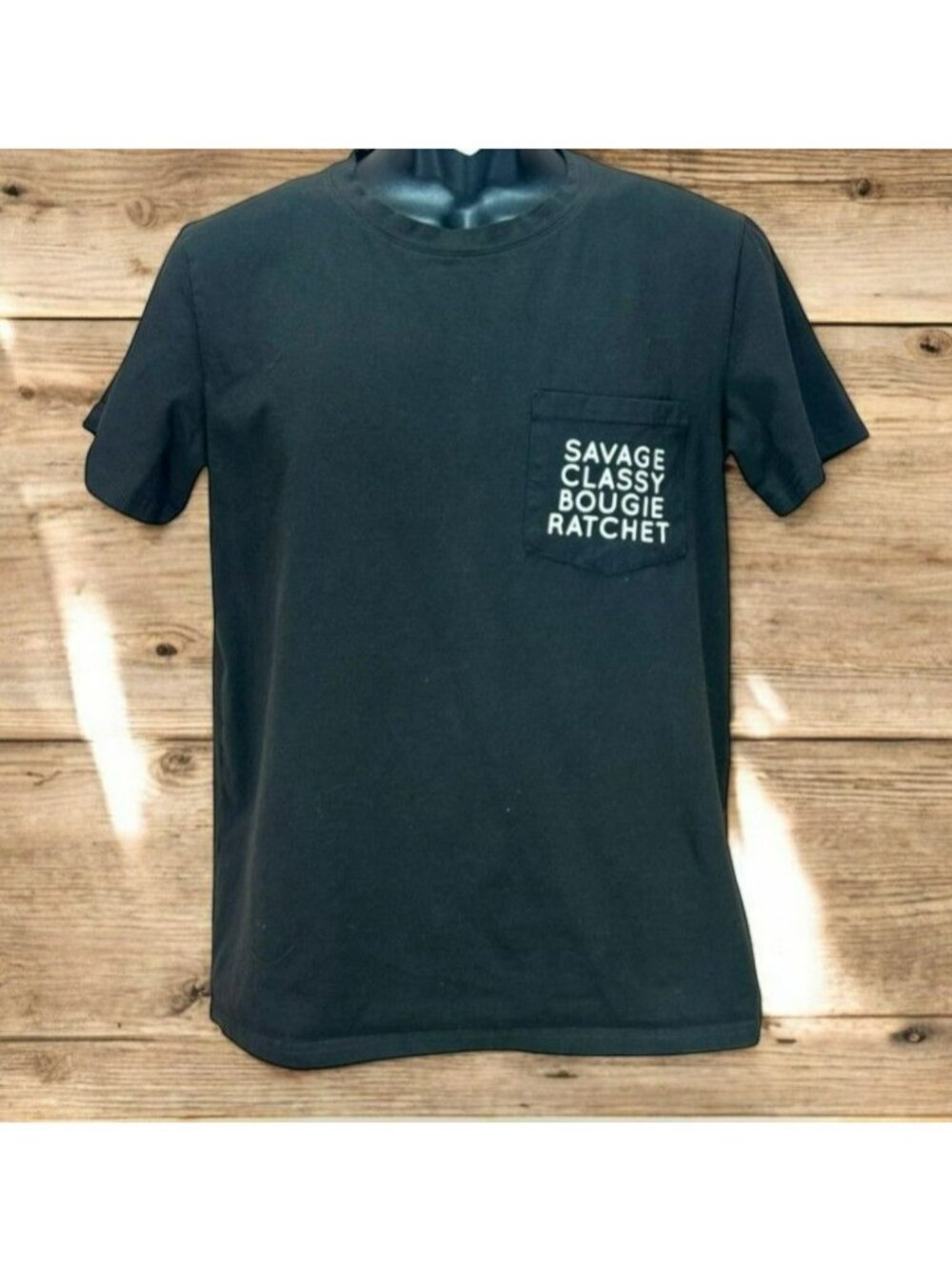 "Savage Classy Bougie Ratchet" SHESHOW T-Shirt Medium